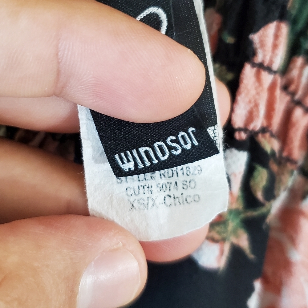 Windsor Floral Ruffle Front Wrap Dress Size XS - Picture 4 of 4